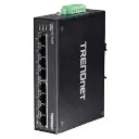 TRENDNET TI-PG80 8-Port Hardened Industrial Gigabit PoE+ DIN-Rail Switch PS -TI-S24052)