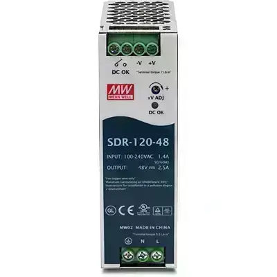 [TI-S12048] TRENDnet 48V 120W SINGEL Output Industril  For TI-PG41-TI-PG541i-TI-PG50F