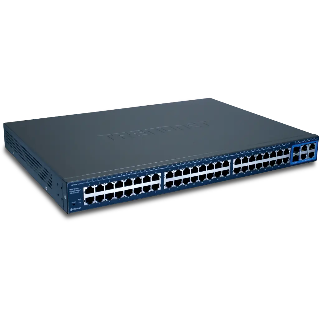 [TEG-2248WS] TRENDnet 48-Port 10/100 Mbps Web Smart Switch 4 Gigabit Ports
