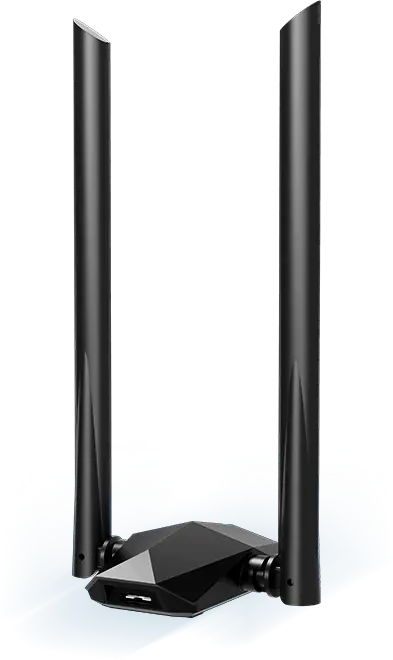 Tenda U18A AX1800 Wi-Fi 6 Dual-Band Powerful Signal USB 3.0 Adapter with High-Gain 5dBi Antennas
