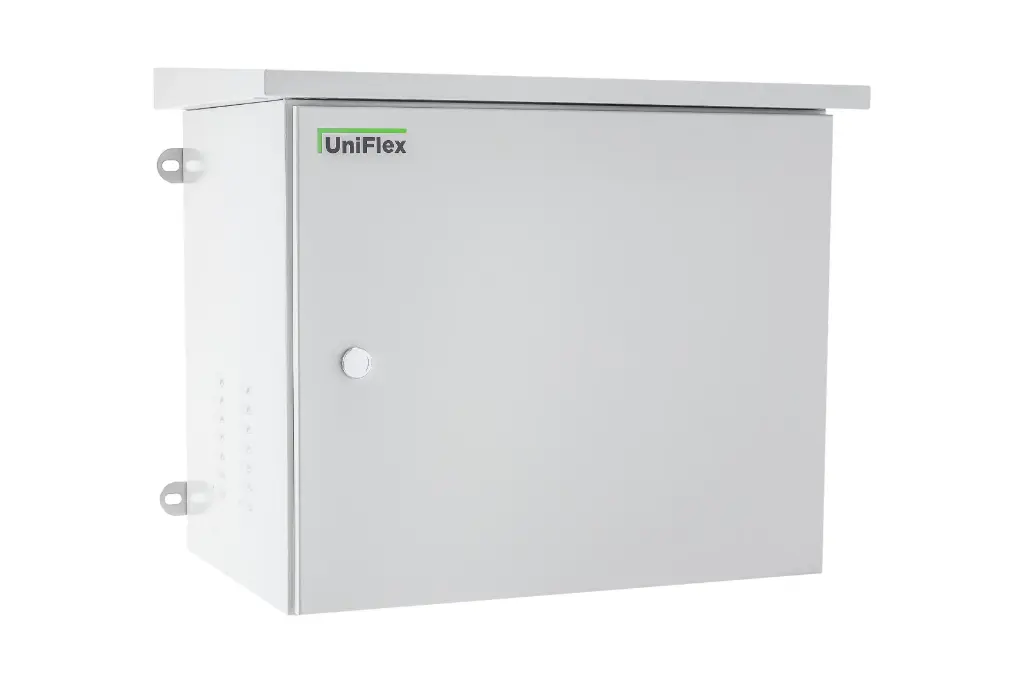 UniFlex 9U Outdoor Network Rack 4-post 600*400mm No shelf with wheel 