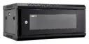 UniFlex Wall Mount Rack 4U 600*450mm with 1-fan and side locks 