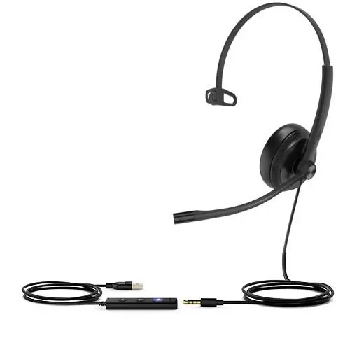 [UH34 SE Mono Teams] Yealink UH34 SE Mono Microsoft Teams Wired Headset-USB-A 2.0 