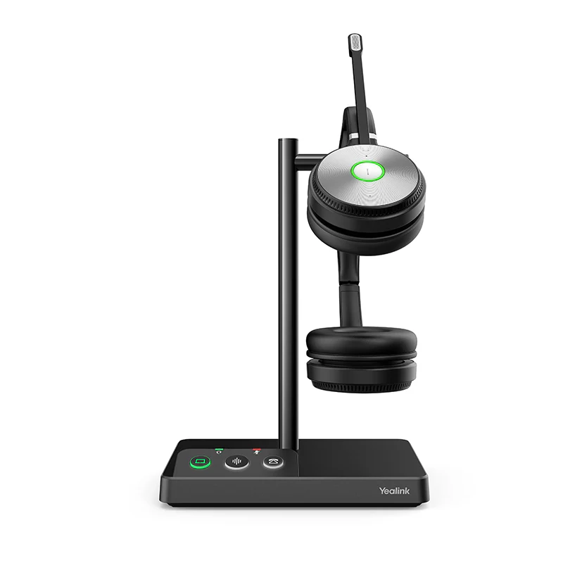 [WH62 Dual Teams] Yealink WH62 Teams Standard DECT Wireless Headset with Microphone (dual ear)