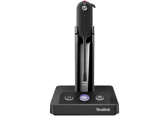 [WH63 Teams] Yealink WH63 Teams Standard DECT Wireless Headset with Microphone for Computer PC Laptop 