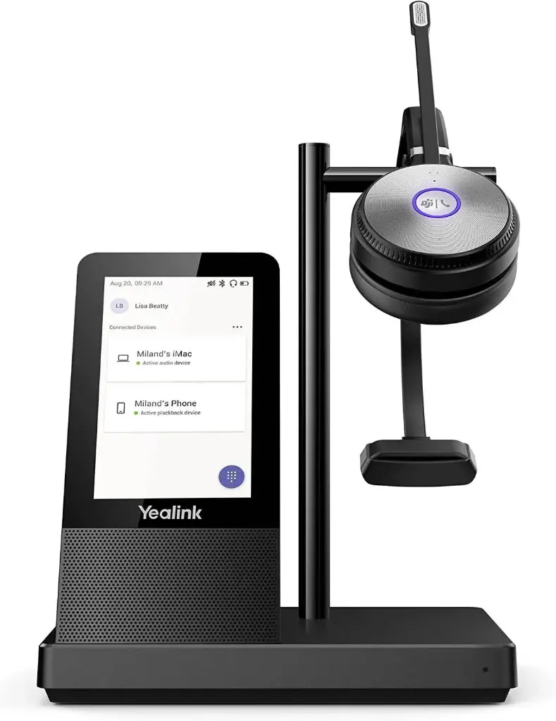 [WH66 Mono Teams] Yealink WH66 Mono Teams Workstation DECT Wireless Headset 