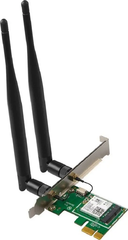 Tenda E30 Wi-Fi 6 AX3000 PCIe Adapter, Bluetooth 5.0, 2 Detachable Antenna