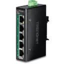 TRENDnet TI-G80 8-Port Hardened Industrial Gigabit DIN-Rail Switch