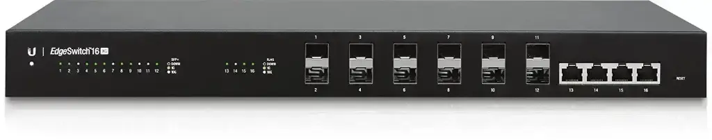 قسام شبكة 16 مدخل 10 جيجا Ubiquiti Edge Switch 16 XG