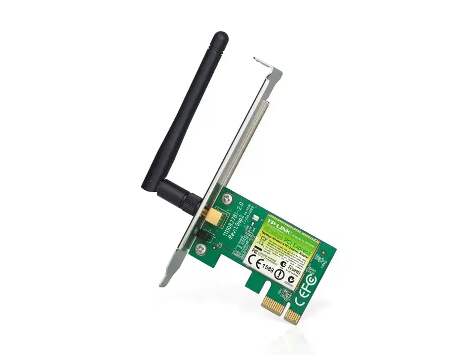 كارت شبكة لاسلكي داخلي  TP-Link N150 Wireless PCI-Express Adapter 150Mbps