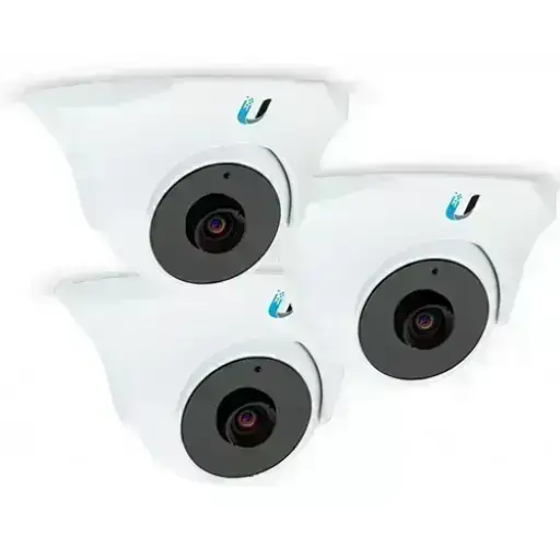 كاميرا مراقبة شبكة اتصال Ubiquiti UniFi Video Camera, Dome, IR, 3-Pack