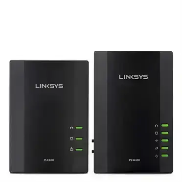 LINKSYS PLWK400 Powerline wired and wireless network extender kit