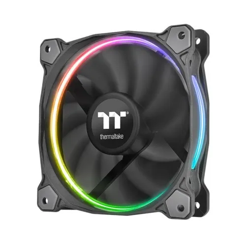 Thermaltake Riing 14 LED RGB 140mm  with LED software control Radiator Fan Premium Edition 3 Pack