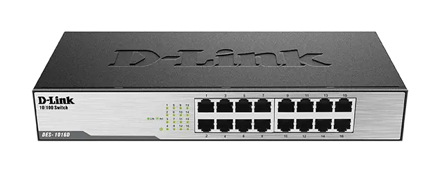 D-LINK 16-port 10/100Mbps Switch