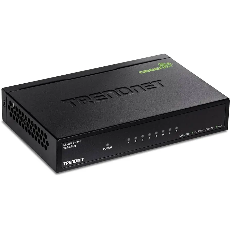 موزع شبكة 8 مداخل 8 TRENDnet 8-Port Gigabit GREENnet Switch