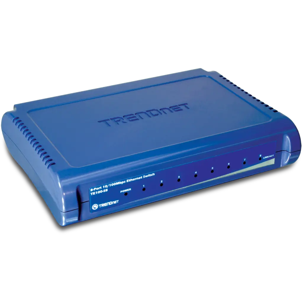 موزع شبكة 8 مداخل TRENDnet 8-Port 10/100Mbps Switch