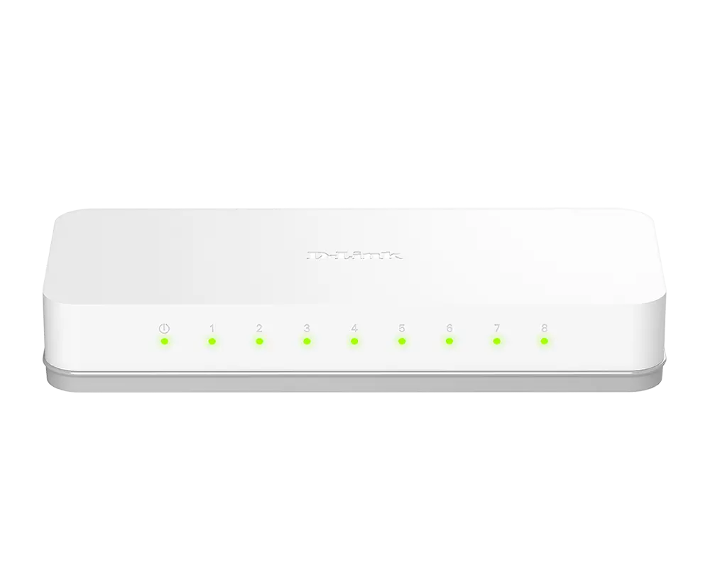  D-Link 8port 10/100 Base-T unmanaged gigabit switch