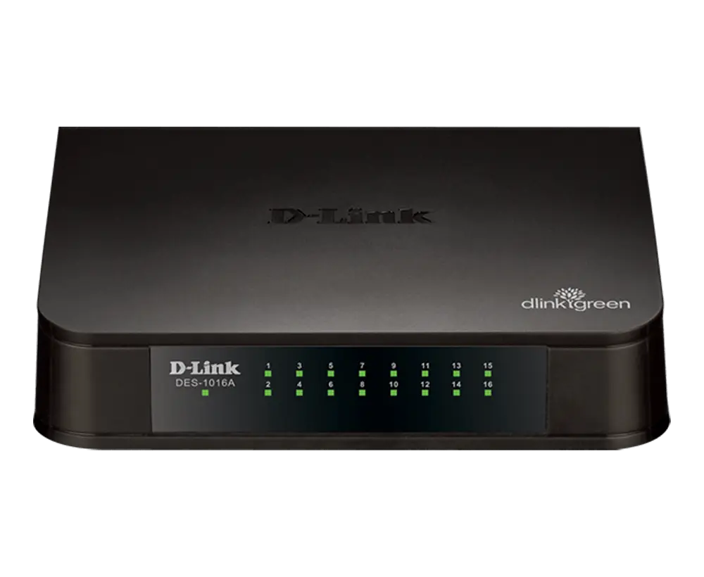 موزع قسام شبكات16 مداخل D-LINK 16PORT 10/100 SWITCH DES-1016A/E