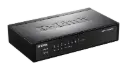 موزع قسام شبكات 8 مداخل مع 4 محول كهرباء  D-Link 8-Port Metal Desktop Switch with 4 PoE Ports