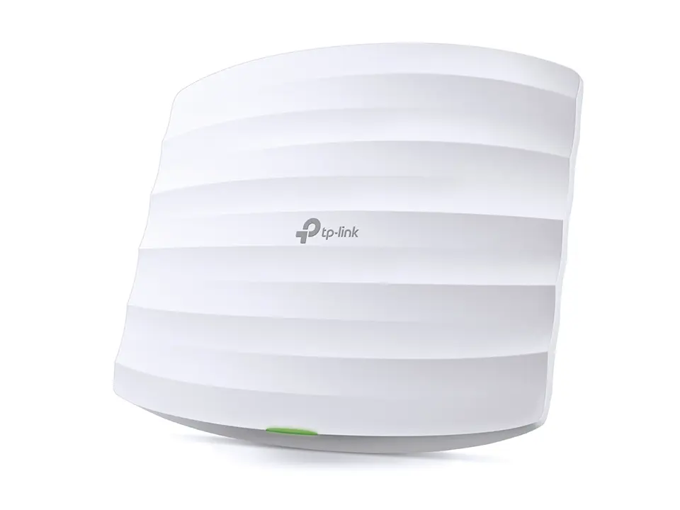 موزع لاسلكي مع محول كهرباء TP-Link AC1200 Wireless Dual Band Gigabit Ceiling Mount Access Point