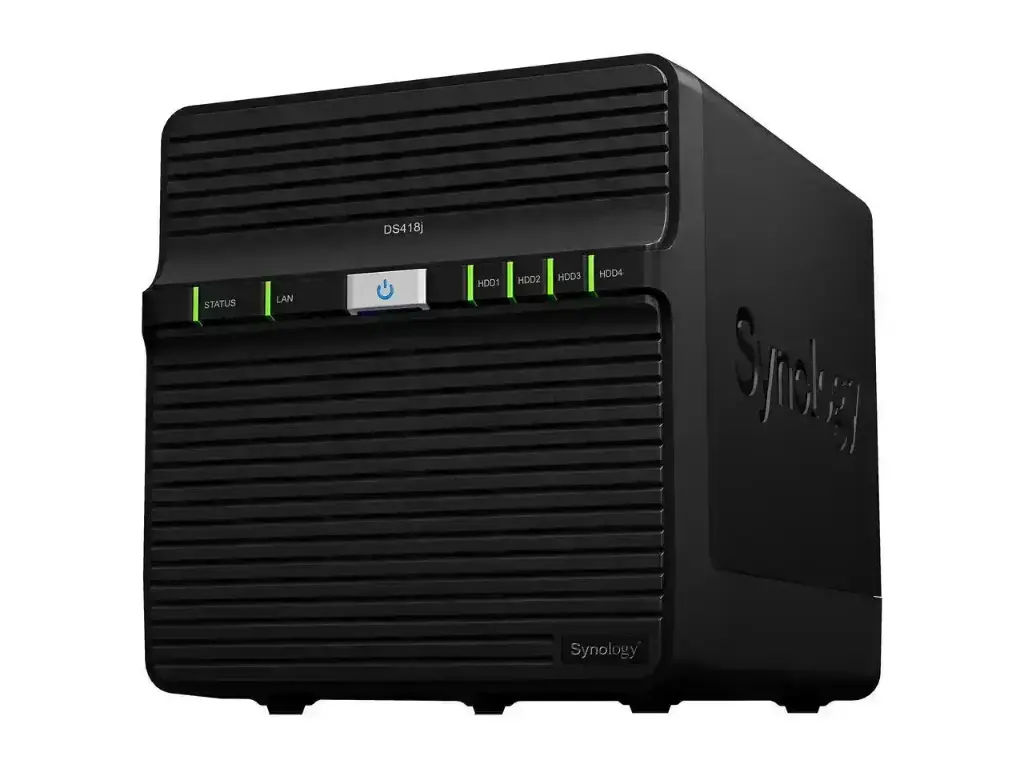 وحدة تخزين بيانات Synology DiskStation DS418j Diskless System Network Storage