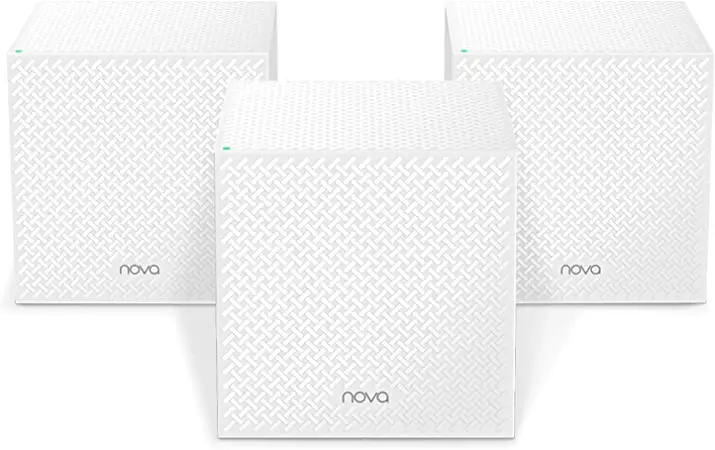 Tenda NOVA MW12 (3-PACK) AC2100 Tri-band Whole Home Mesh WiFi System موزع شبكة