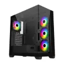 FSP M340-BA Tempered Glass ATX Mid Tower Gaming Case M340-BA - Black