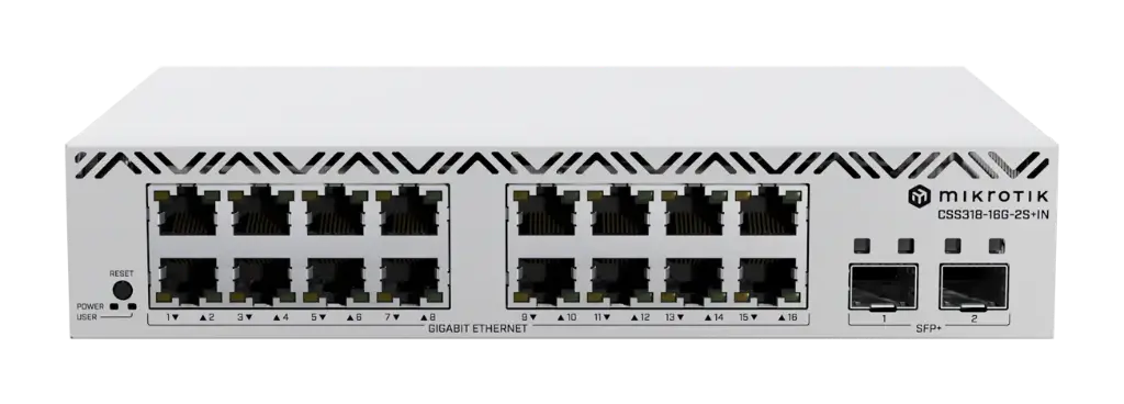 MikroTik Cloud Smart Switch CSS318-16G-2S+IN with SwitchOS