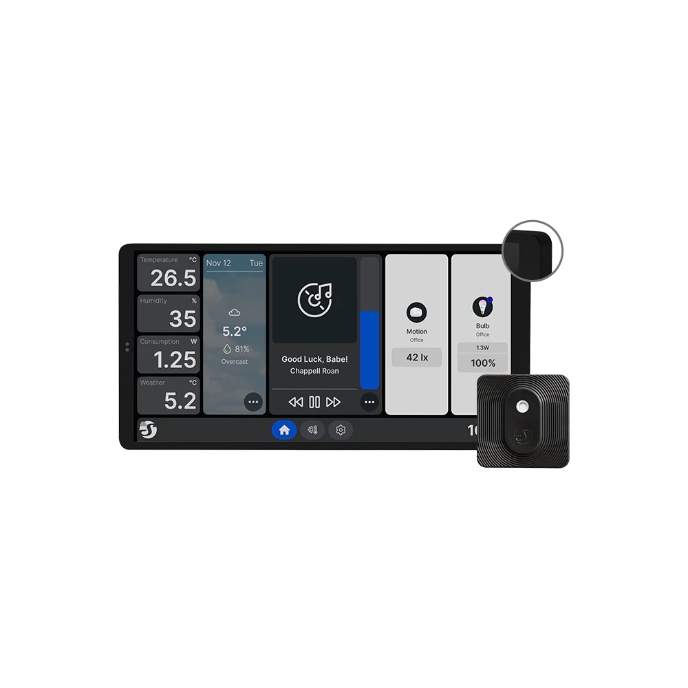 Shelly Wall Display X2 + BLU H&T Smart Home Display Wi-Fi and Bluetooth