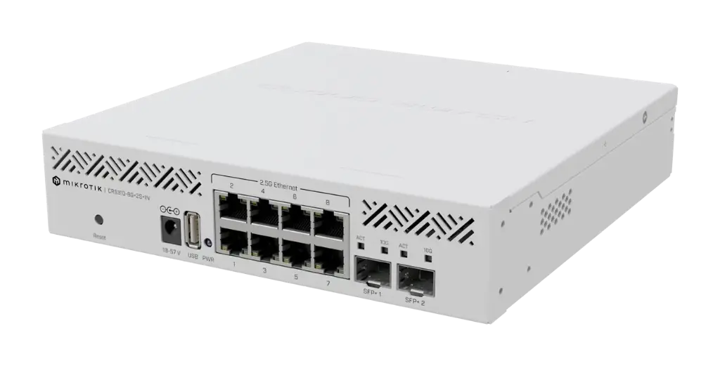 [CRS310-8G+2S+IN] MikroTik Fiber Cloud Router Switch CRS310-8G+2S+IN