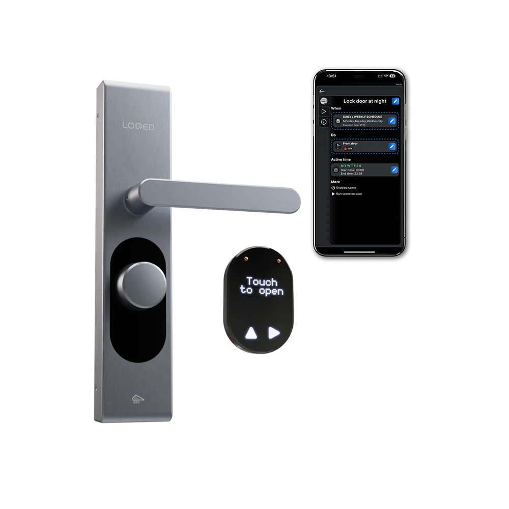 Shelly LOQED Touch Smart Lock Silver