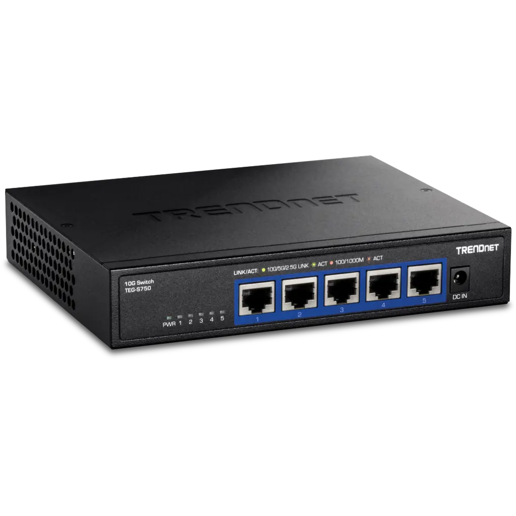 TRENDnet 5-Port 10G Switch TEG-S750