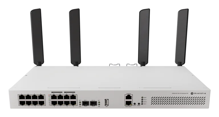 MikroTik Cloud Router Switch (CRS418-8P-8G-2S+5axQ2axQ-RM) 