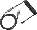 CoolerMaster Coiled Keyboard Cable - Shadow Black