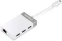 TRENDnet USB-C to Gigabit Adapter + USB Hub, model TUC-ETGH3