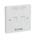 D-Link Face Plate Dule 86*86MM Square-White