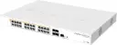 موزع شبكة داخلي وخارجي 24Pمدخل Mikrotik CRS328-24P-4S+RM 24 Port Gigabit Ethernet Router